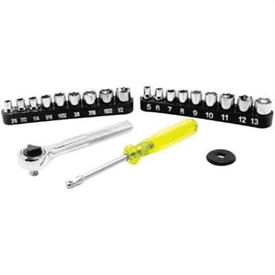 WLM1907 image(0) - Wilmar Corp. / Performance Tool 22 pc 1/4" DR Socket Set