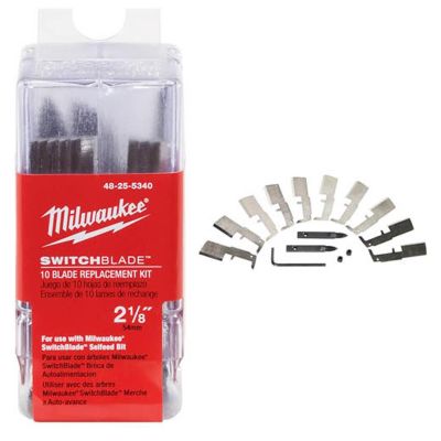 MLW48-25-5320 image(0) - Milwaukee Tool SWITCHBLADE 10 Blade Replacement Kit - 1-3/8"