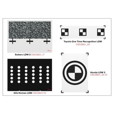 AULMA600LDW3 image(0) - Autel MA600 Lane Departure Package 3 : MA600LDW3 Expansion Pkg with LDW Targets for Honda, Alpha Romeo, Subaru, Toyota