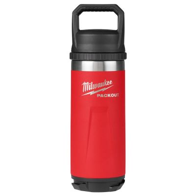 MLW48-22-8382R image(0) - Milwaukee Tool PACKOUT 18oz Insulated Bottle with Chug Lid