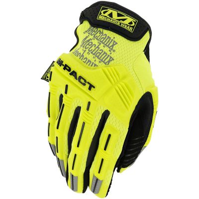 MECSMP-91-008 image(0) - Mechanix Wear Hi-Viz M-Pact Gloves Small Yellow