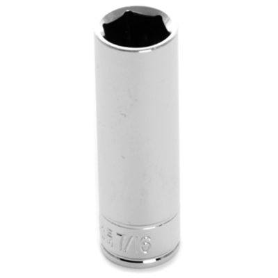 WLMW36314 image(0) - Wilmar Corp. / Performance Tool 1/4'' Dr 6pt Deep Socket 7/16"