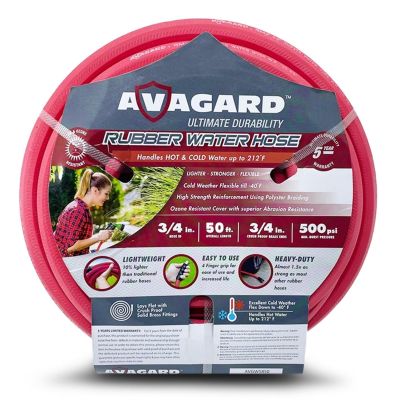 BLBAVGW3450 image(0) - BluBird Avagard Rubber Water Hose Assembly 3/4" x 50'