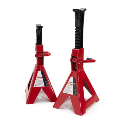 JSPJS647529 image(0) - J S Products Professional 4-Ton Capacity Jack Stand Set