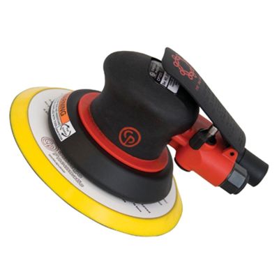 CPT7255 image(0) - Chicago Pneumatic Premium Lightweight Random Orbital Sander, Red (12,000 RPM)