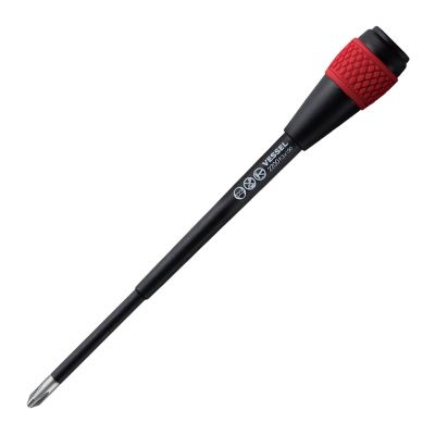 VES2200BP3150 image(0) - Vessel Tools Ball Ratchet Screwdriver Reversible Blade, Ph3x150