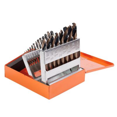 KNK21KK7 image(0) - KnKut KnKut 21 Piece Short Stubby Length Drill Bit Set 1/16"-3/8" by 64ths