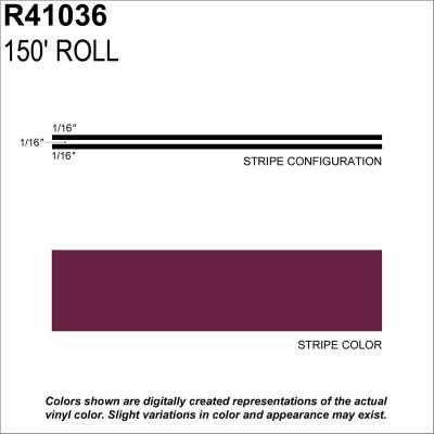 SHR41036 image(0) - MS, 3/16" X 150'; Burgundy