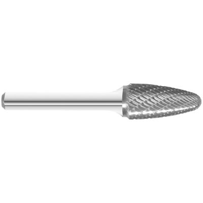 KNKKK14-SF-5 image(0) - KnKut KnKut SF-5 Round Tree Cut Carbide Burr 1/2" x 1" x 2-3/4" OAL with 1/4" Shank