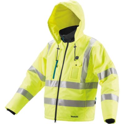 MAKDCJ206ZL image(0) - 18V LXT Lith-Ion Cordless High Visibility Heated Jacket, Jacket Only, L