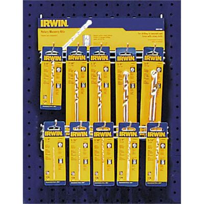 HAN65505 image(0) - Hanson 20PC Short Length Rotary Drill Bit Display