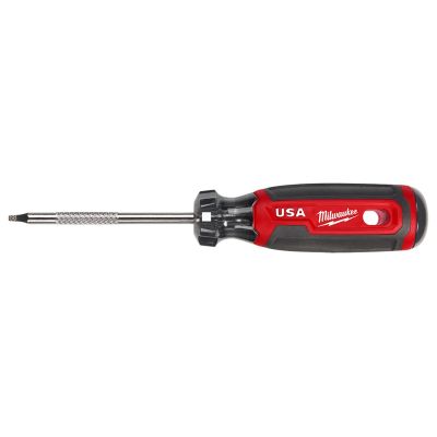 MLWMT217 image(0) - Milwaukee Tool #1 Square 3" Cushion Grip Screwdriver (USA)