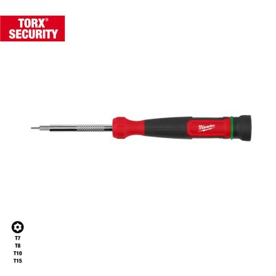 MLW48-22-2931 image(0) - Milwaukee Tool 4-in-1 TORX Security Precision Multi-Bit Screwdriver