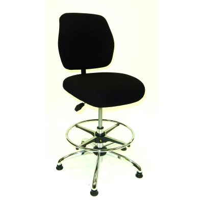 LDS1010446 image(0) - LDS (ShopSol) ESD Chair - Medium Height -  Economy Black