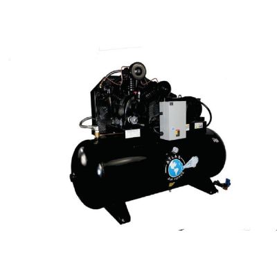 ATEMPAF10-3PH image(1) - Atlas Automotive Equipment 10HP 3Phase 120 Gallon Horizontal Air Compressor (WILL CALL)