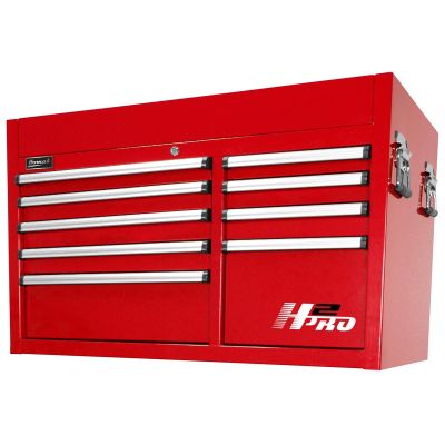 HOMRD02041091 image(0) - Homak Manufacturing 41 in. H2Pro 8 Drawer Top Chest - Red