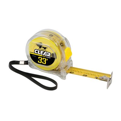 WLMW5047 image(0) - Wilmar Corp. / Performance Tool 33' X 1" Clear Tape Measure