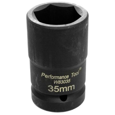 WLMW83035 image(0) - Wilmar Corp. / Performance Tool 1" DR Budd Wheel Socket 35MM