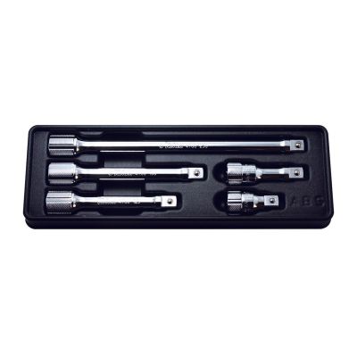 KKNPK4760-5 image(0) - Ko-ken USA 1/2 Sq. Dr. Extension Bar set  50-250mm ABS Tray   5 pieces