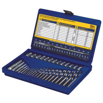 HAN11135 image(0) - Hanson EXTRACTOR/DRILL BIT SET 35 PC