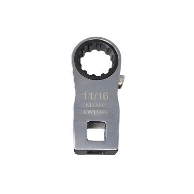 KTIXD2CW1116S image(0) - K Tool International Ratcheting Wrench 11/16 in. 3/8 in. Dr