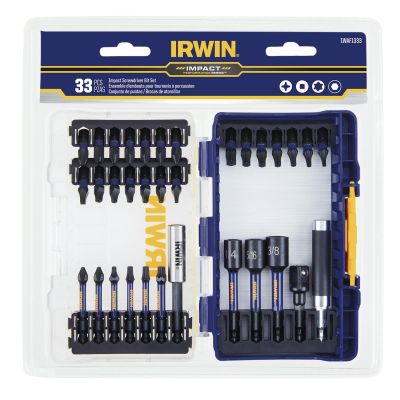 IRWIWAF1333 image(0) - Irwin Industrial 33pc Impact Screwdriving Set