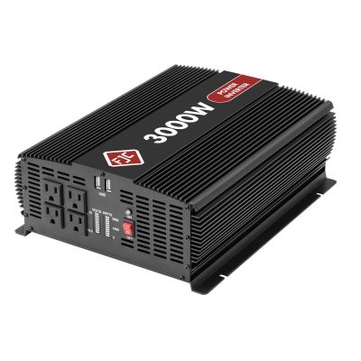 FJC53300 image(0) - FJC 3000 Watt High Efficiency DC to AC Power Inverter with Four Outlets and Dual USB Ports