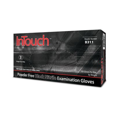 BLGB311-XL image(0) - Atlantic Safety Company Powder Free Exam Black 6MIL Nitrile Glove