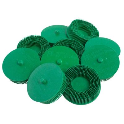 SRK13361 image(0) - Shark Industries 3" Green Finger Disc - 50 Grit - 10 Pk