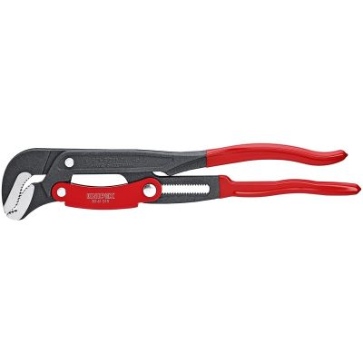 KNP8361015 image(0) - KNIPEX 17In Push Button Swedish Pipe Wrench