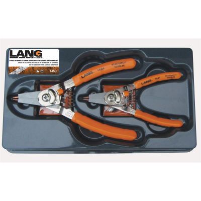 KAS1450 image(0) - Lang Tools (Kastar) 2PC HI-TECH SNAP RING PLIER SET