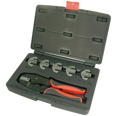 AST9477 image(0) - Astro Pneumatic 7pc Interchangeable Quick Ratchet Crimping Tool Se