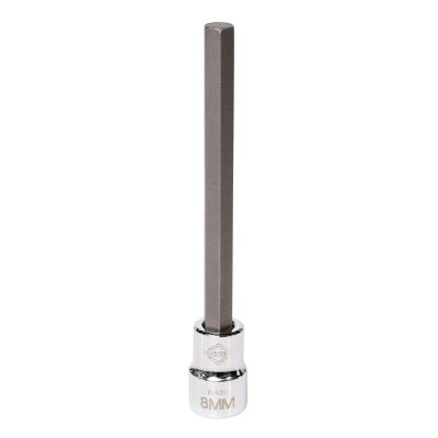 MAY16480 image(0) - Mayhew Mayhew 8 MM Metric Hex Medium Insert Socket Bit, 3/8-Inch Drive