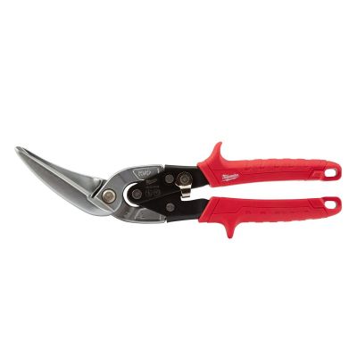 MLW48-22-4538 image(0) - Milwaukee Tool Long Cut Offset Left Aviation Snips