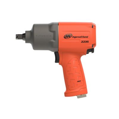 IRT2235TIMAX-O image(0) - Ingersoll Rand 1/2 Inch Air Impact Wrench, 1350 ft-lb Torque, Titanium Hammercase, Friction Ring Retainer, Pistol Grip, Orange