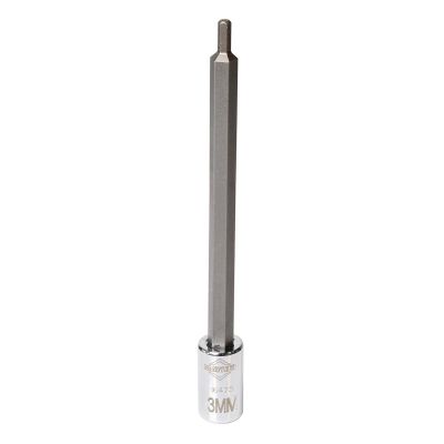 MAY16475 image(0) - Mayhew Mayhew 3 MM Metric Hex Medium Insert Socket Bit, 1/4-Inch Drive