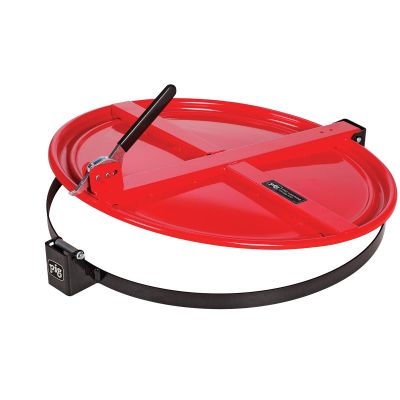 NPGDRM659-RD image(0) - New Pig Latching Drum Lid for 55 Gallon Drum, Red