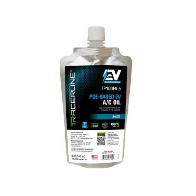 TRATP100EV-5 image(0) - Tracer 5 oz (148 ml) foil pouch with POE-Based A/C oil for electric vehicles (compatible with R-1234yf and R-134a systems)