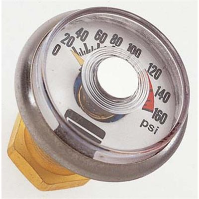 HALN-1510 image(0) - Haltec Haltec Large Bore Cap Gauge, 0-160 PSI