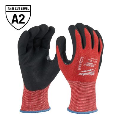 MLW48-22-8929 image(0) - Milwaukee Tool Cut Level 2 Nitrile Dipped Gloves - XXL