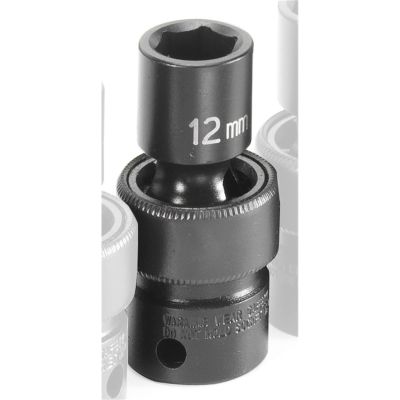 GRE1012UM image(0) - Grey Pneumatic SOC 12MM 3/8D IMP UNIV 6PT