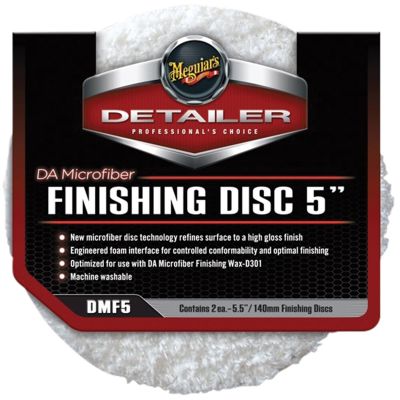 MEGDMF5 image(0) - Meguiar's Automotive DA Microfiber Finishing Disc 5" - 2pk