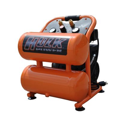 EMXHP15P004SS image(0) - Emax Compressor Hulk 1.5hp 4 Gal. Silent Air Prtbl Compressor