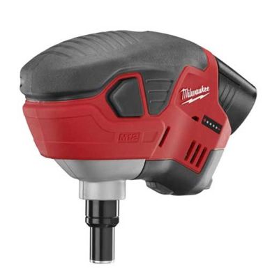 MLW2458-21 image(0) - Milwaukee Tool M12 CORDLESS LITH-ION PALM NAILER (1) REDLITH CP1.5 BATT KIT