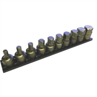 VIMIMPACT-VM6 image(0) - VIM Tools Impact Metric Hex Driver Set 10 Piece Power Or Hand Approved, 3/8 Square Drive