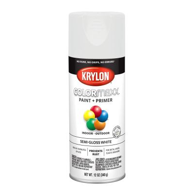 DUP5580 image(0) - Krylon Semi-Gloss White 12 oz.