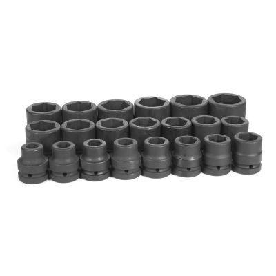 GRE9021 image(0) - Grey Pneumatic 1" DR 21PC FRAC SOCKET SET 3/4" - 2"