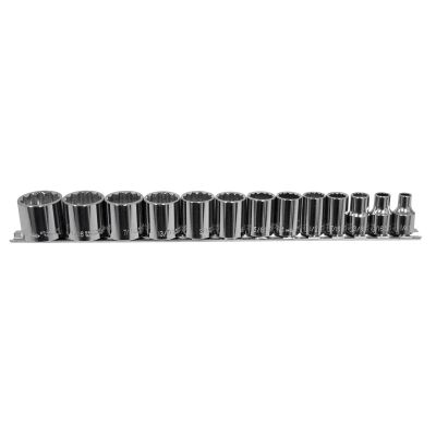 KTI22501 image(0) - K Tool International 13-PIECE 3/8 " DR 12-PT SAE SHA