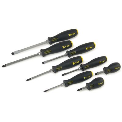 TIT17208 image(0) - TITAN SCREWDRIVER SET 8PC