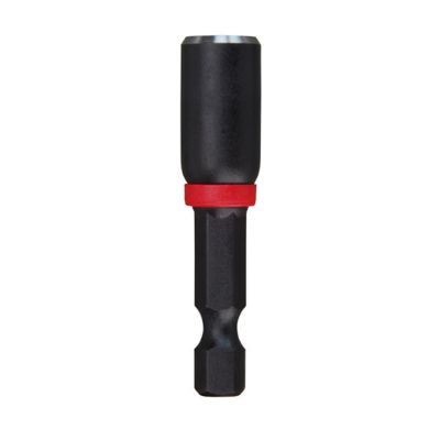 MLW49-66-4502 image(0) - Milwaukee Tool SHOCKWAVE Impact Duty 1/4" x 1-7/8" Magnetic Nut Driver